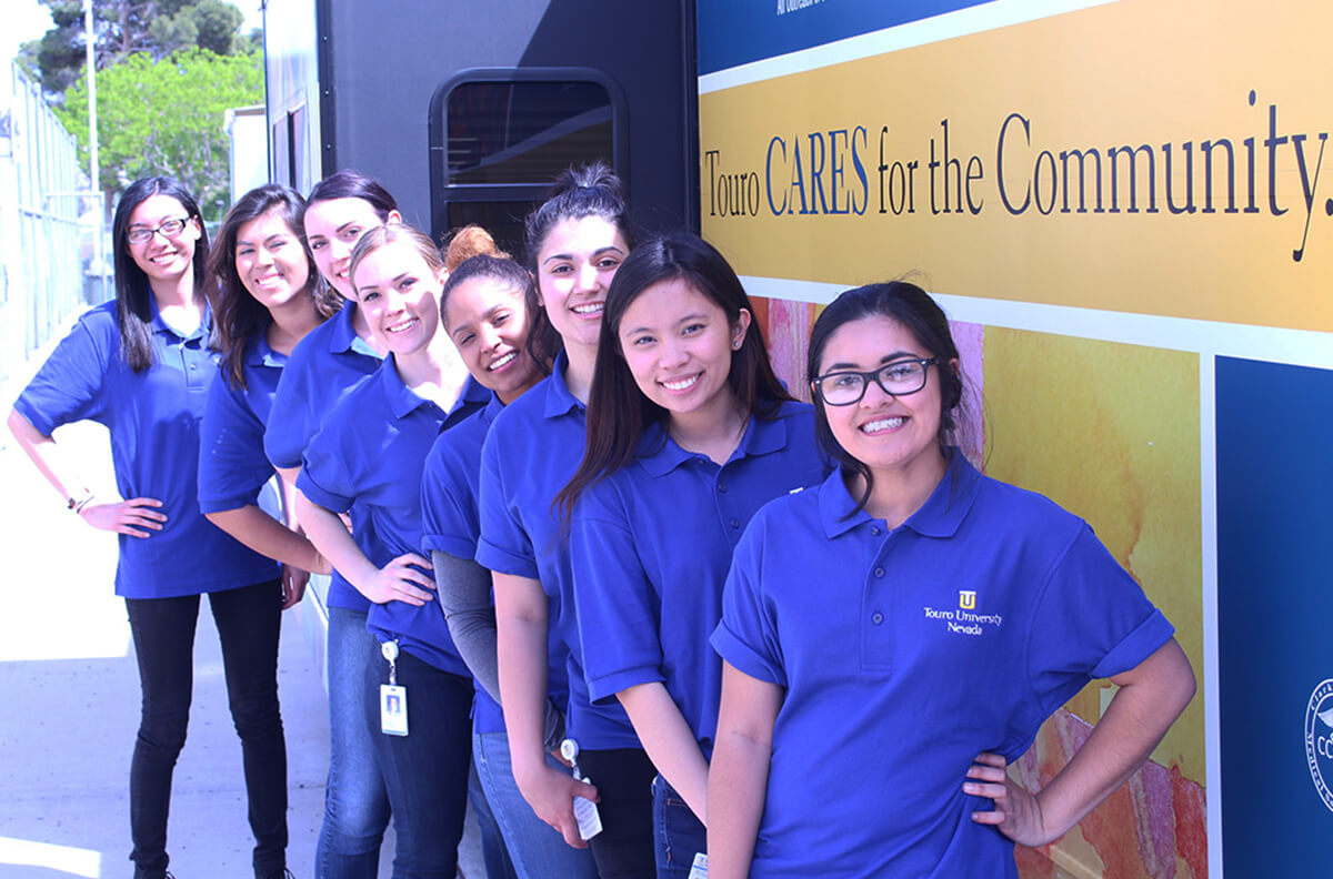 The bachelor of science in nursing cohort at a mobile healthcare collaboration. 