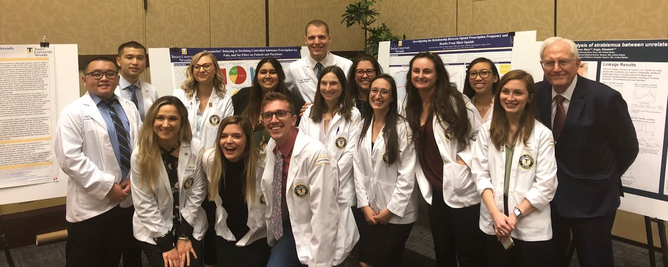Nearly 20 TUNCOM students presented research posters during the weekend-long conference, four of whom were recognized for their outstanding presentations.