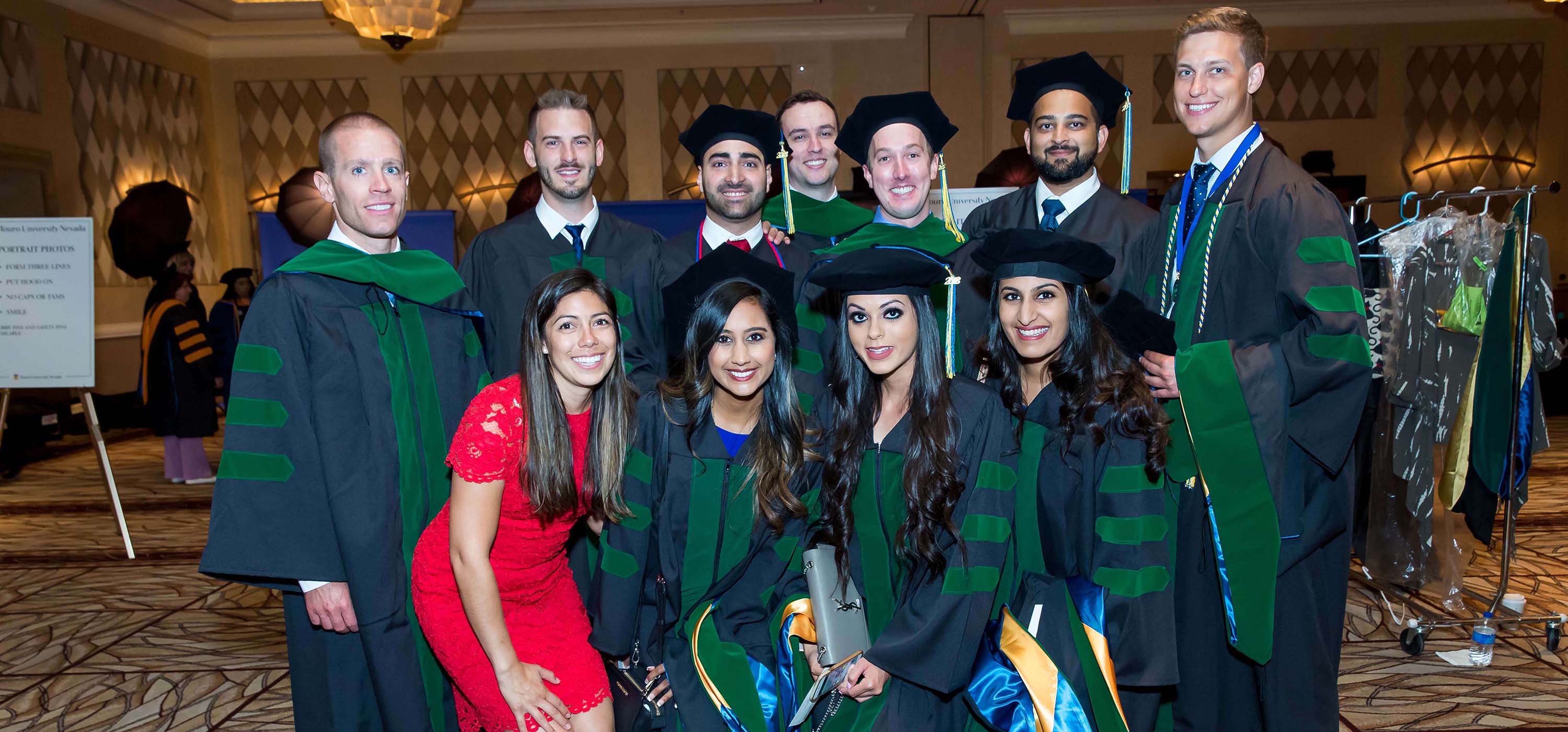 Students at the May 2018 commencement. 