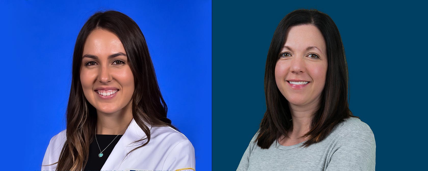 Left: OT Student, Erica Budds; Right: Director of the School of Occupational Therapy, Dr. Shannon Martin